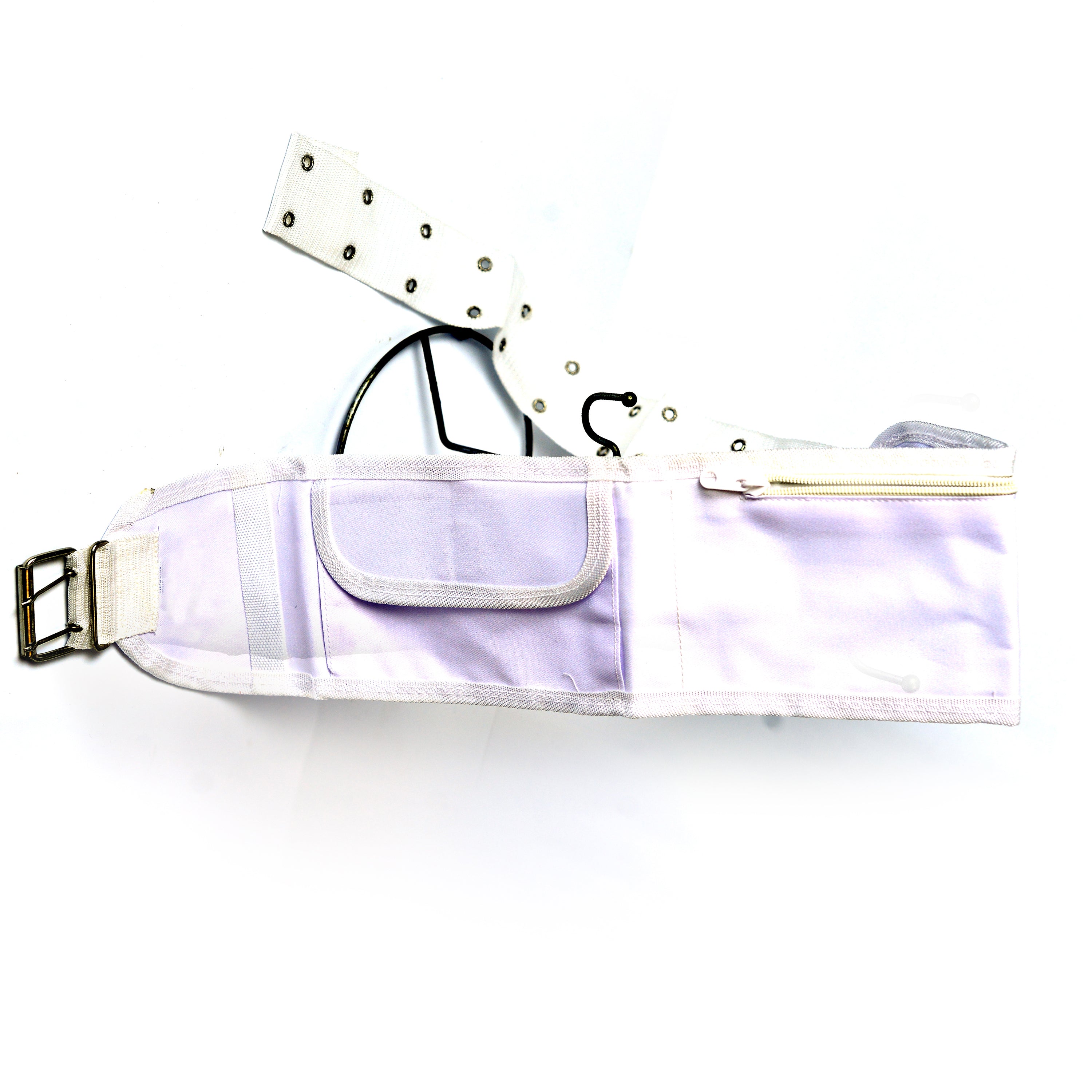Ehraam Belt - Free Size - White / Black