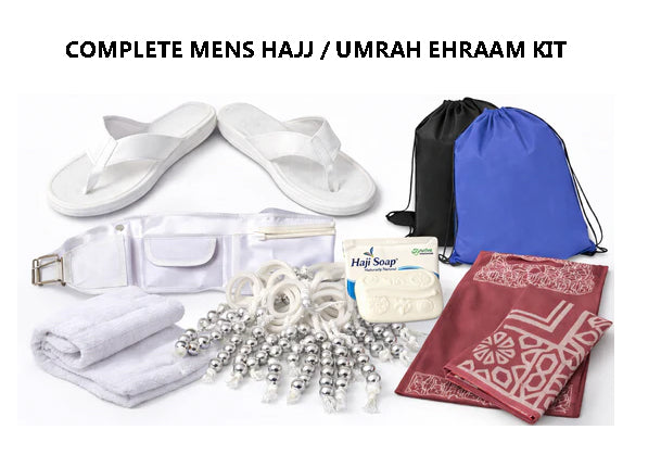 Ehraam House Complete Hajj / Umrah Kit – Standard Quality (7 in 1)