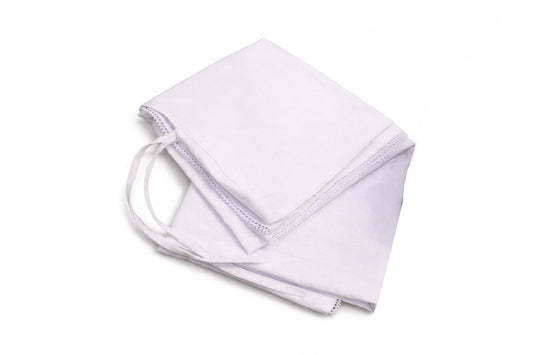 Makhna Scarf for Hajj / Umrah – White (With Cap)