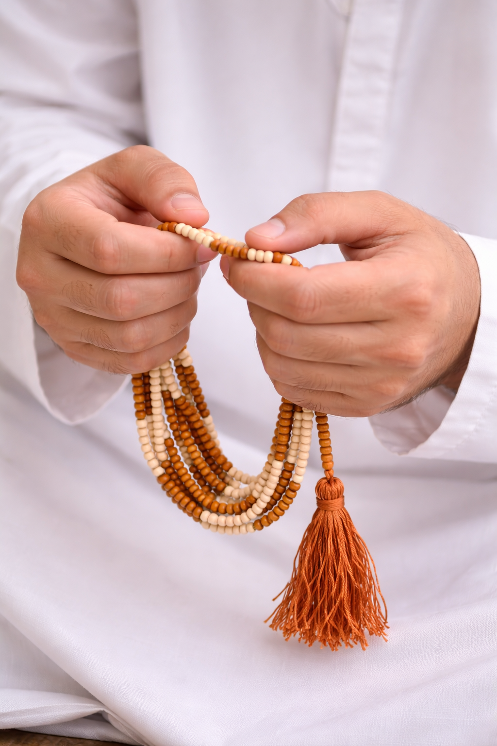 Wooden Zikr Tasbeeh – 100 Beads