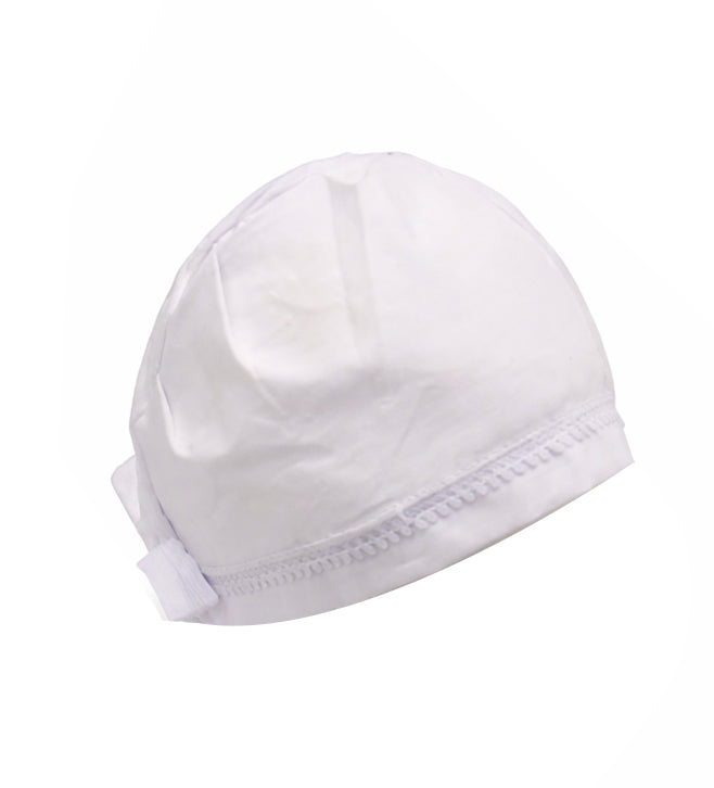 Makhna Scarf for Hajj / Umrah – White (With Cap)