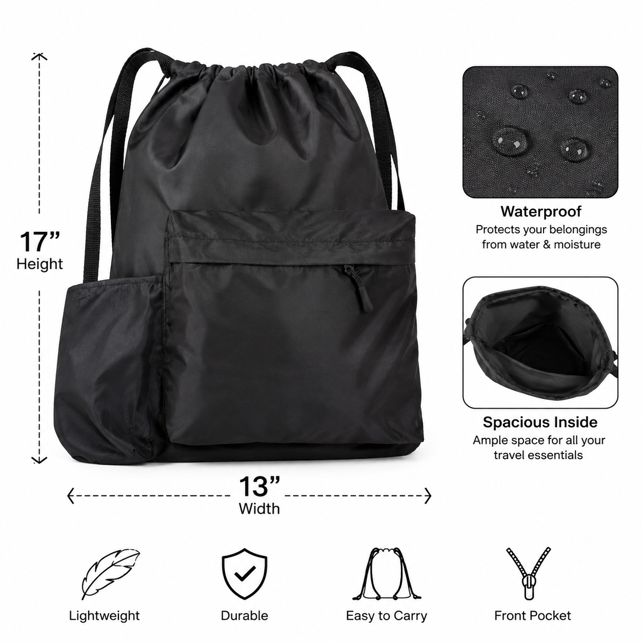 Premium Parachute Travel Bag for Umrah & Hajj